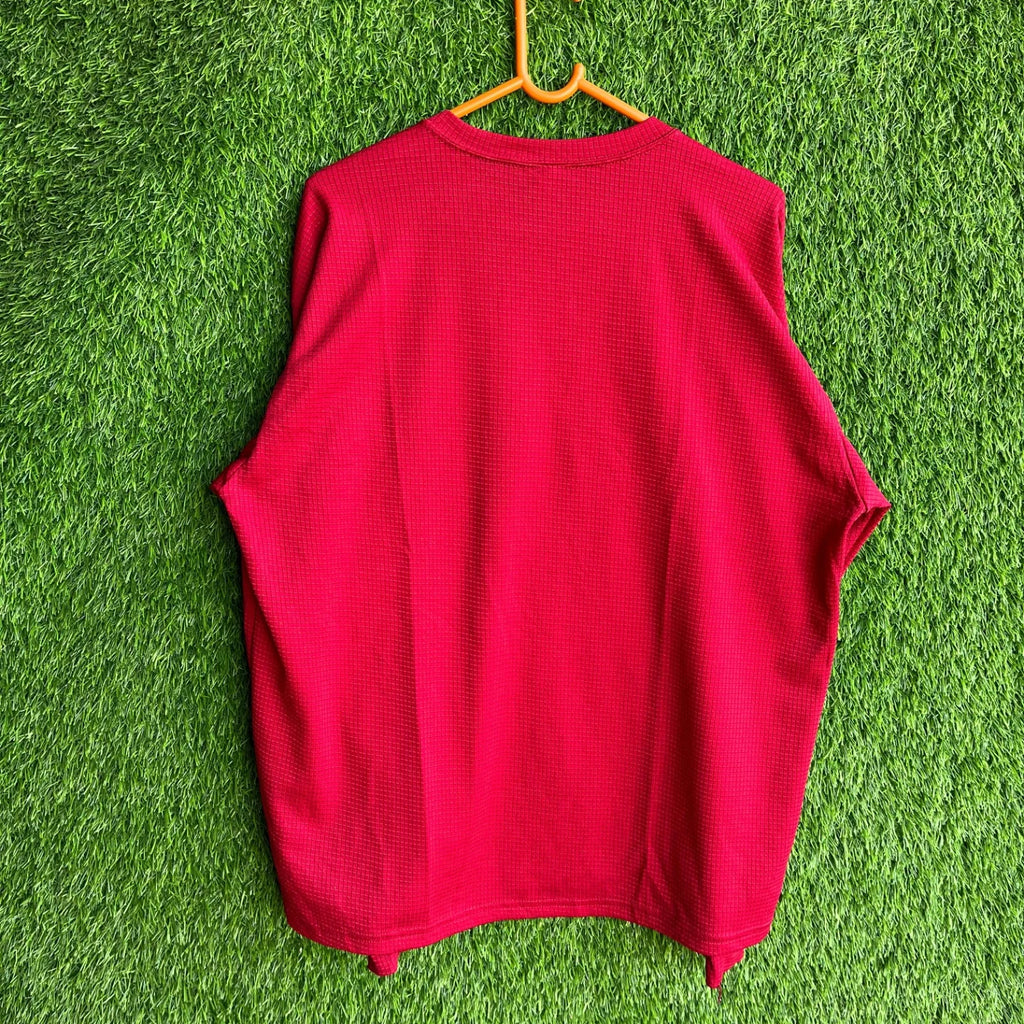 Roundneck Maroon Plain T shirt (Oversized Full sleeve T Shirt or jersey unisex) - Thrift Wallet