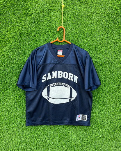 Cropped Mesh Jersey Sanborn (Oversized Half sleeve T Shirt or jersey unisex)