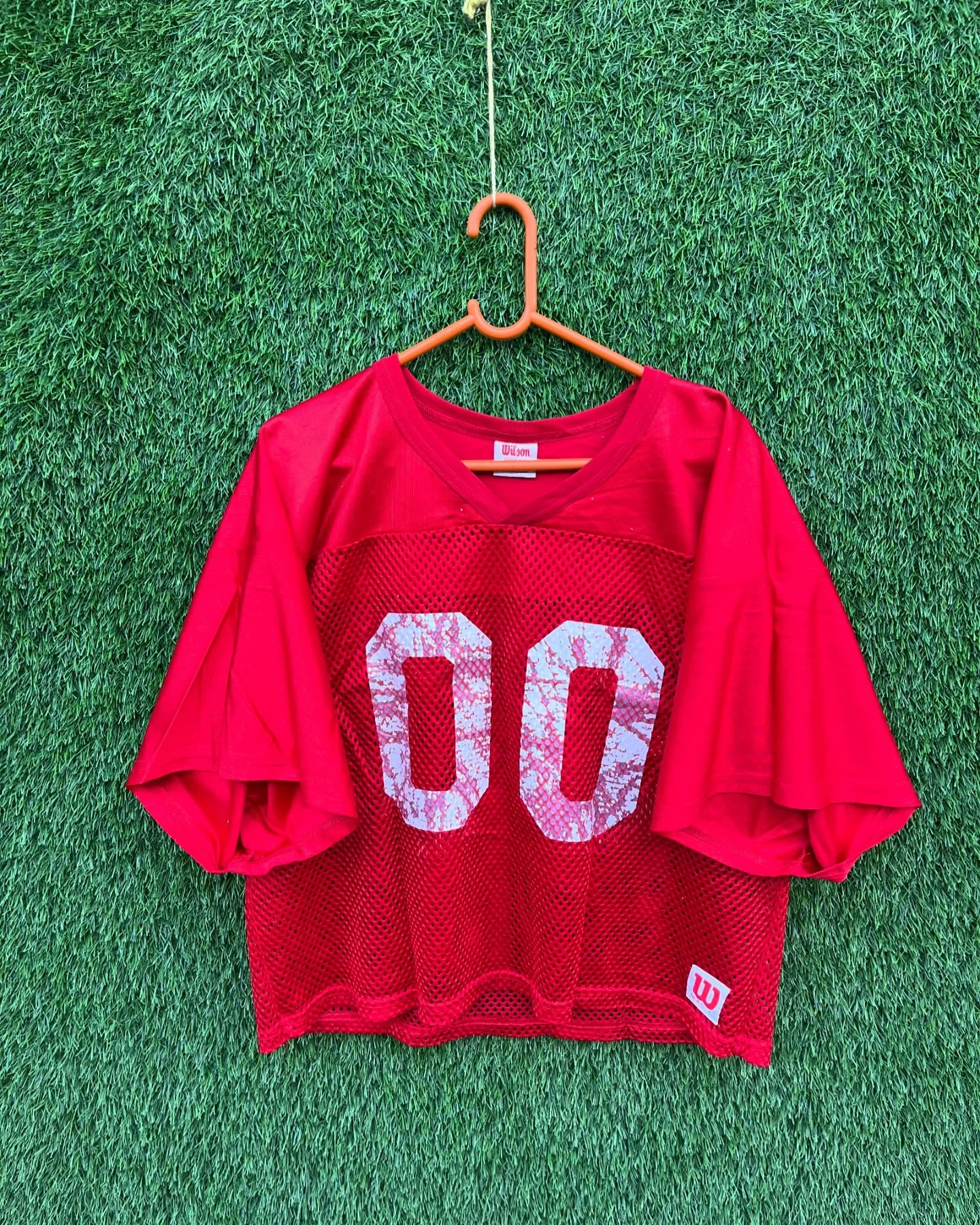 Cropped Mesh Jersey Frosty Wilson 00 (Oversized Half sleeve T Shirt or jersey unisex)