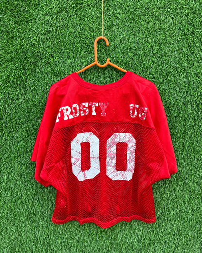 Cropped Mesh Jersey Frosty Wilson 00 (Oversized Half sleeve T Shirt or jersey unisex)