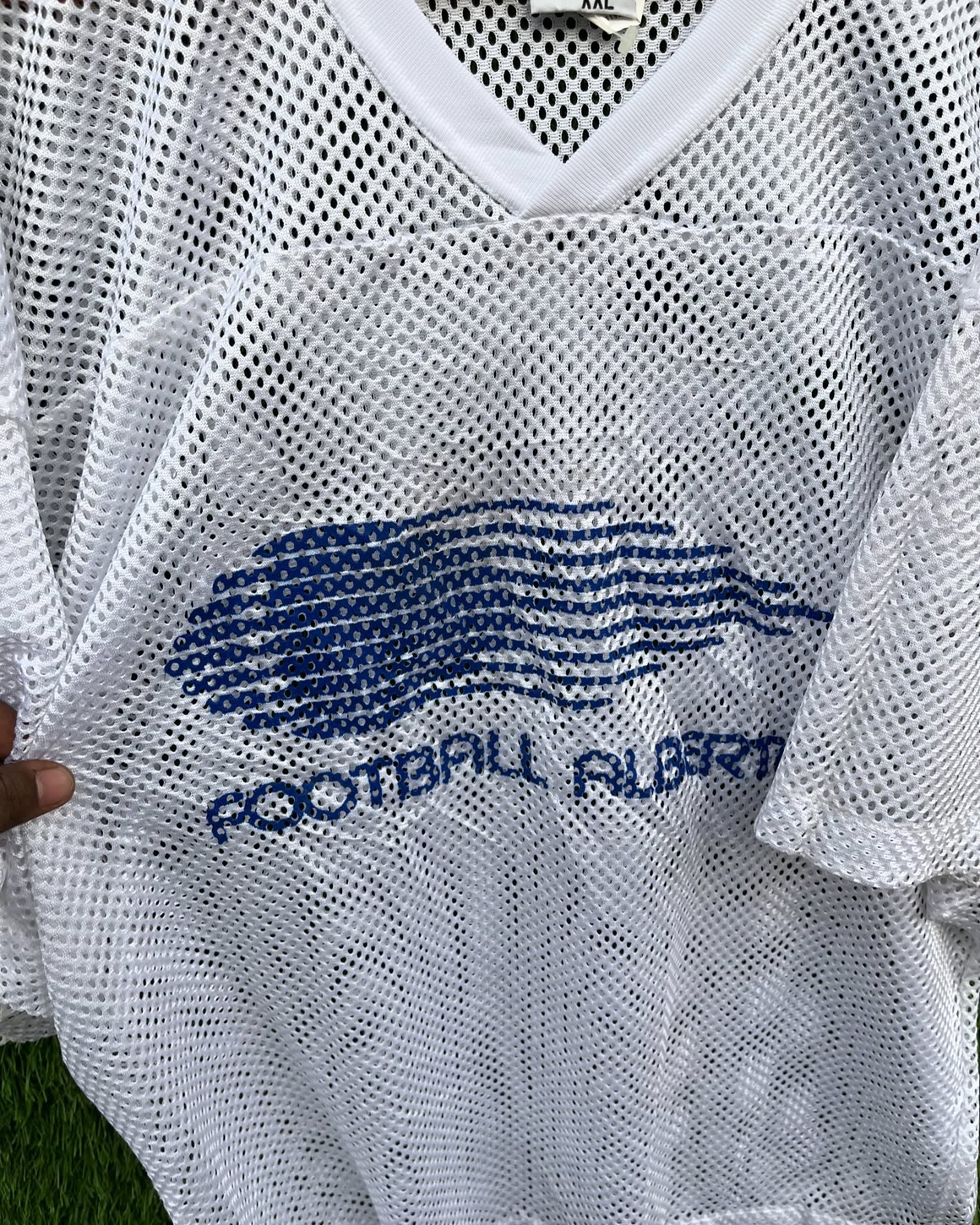 Mesh FOOTBALL ALBERTA (Oversized Half sleeve T Shirt or jersey unisex) - Thrift Wallet