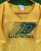 Cropped Mesh Jersey Davis Football (Oversized Half sleeve T Shirt or jersey unisex) - Thrift Wallet