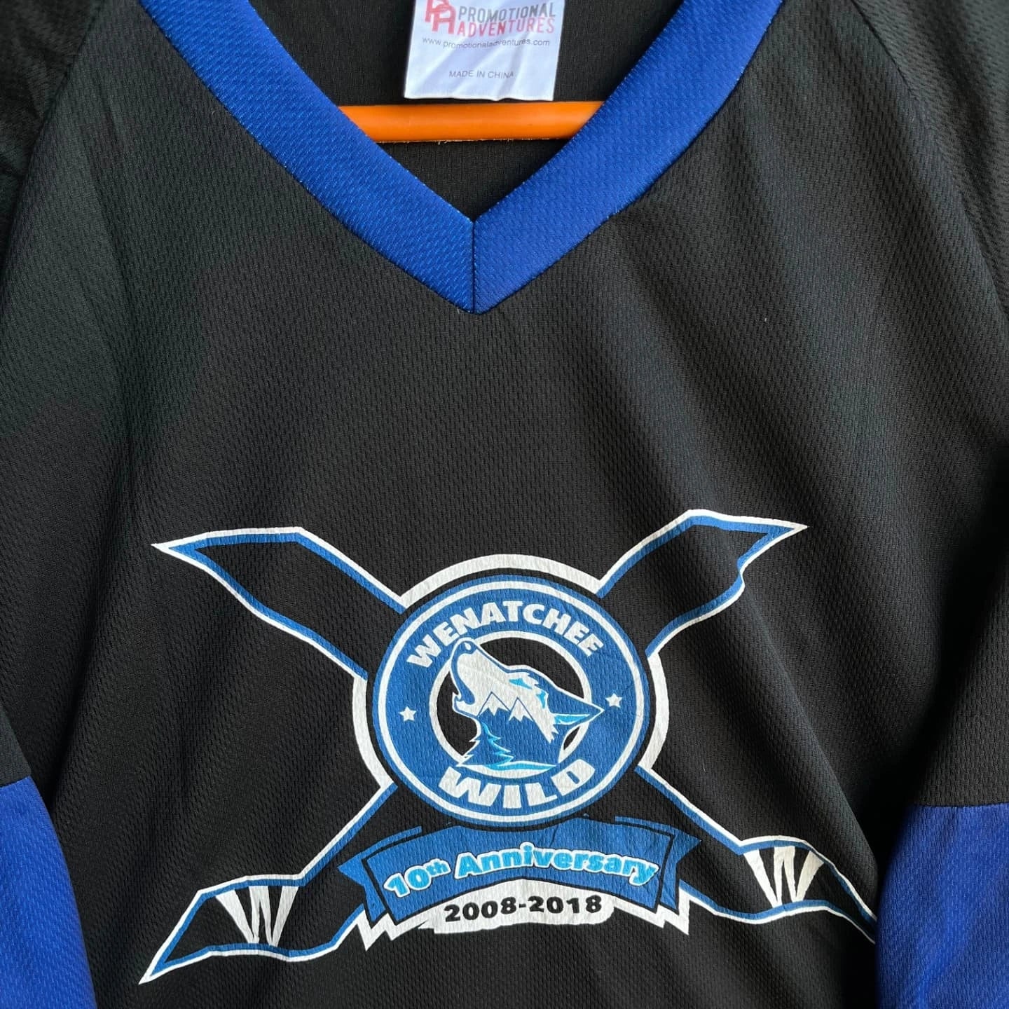 Ice Hockey Jersey Wenatchee Wild 10 (Oversized Full Sleeve Ice hockey T Shirt or jersey unisex)