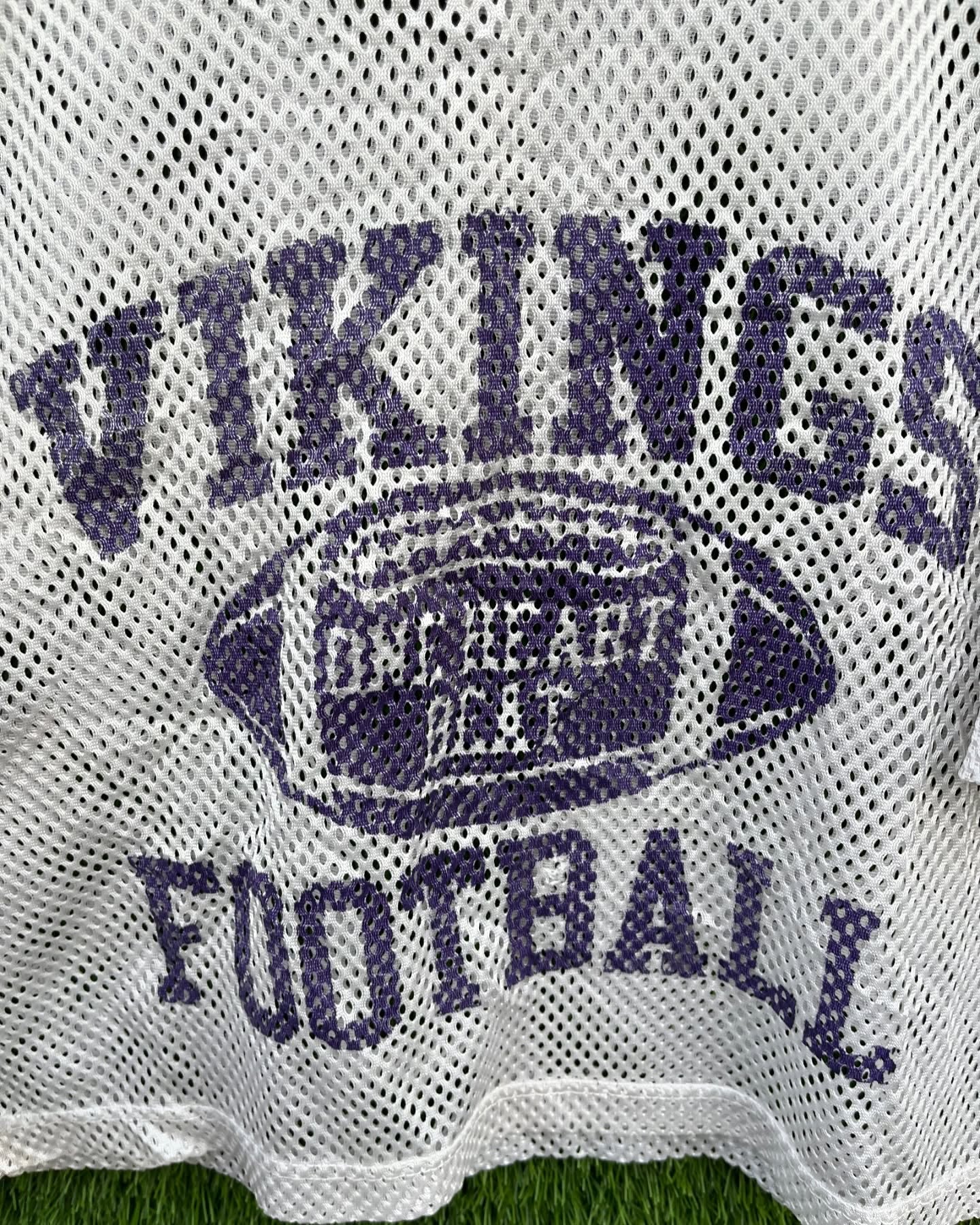 Cropped Mesh Jersey Vikings Football (Oversized Half sleeve T Shirt or jersey unisex) - Thrift Wallet