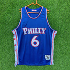 NBA Philly 6 (Oversized sleeveless T Shirt or jersey unisex) - Thrift Wallet