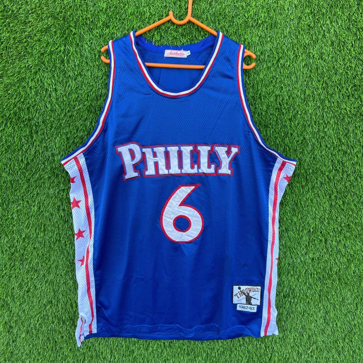 NBA Philly 6 (Oversized sleeveless T Shirt or jersey unisex) - Thrift Wallet