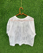 Cropped Mesh Jersey Vikings Football (Oversized Half sleeve T Shirt or jersey unisex) - Thrift Wallet