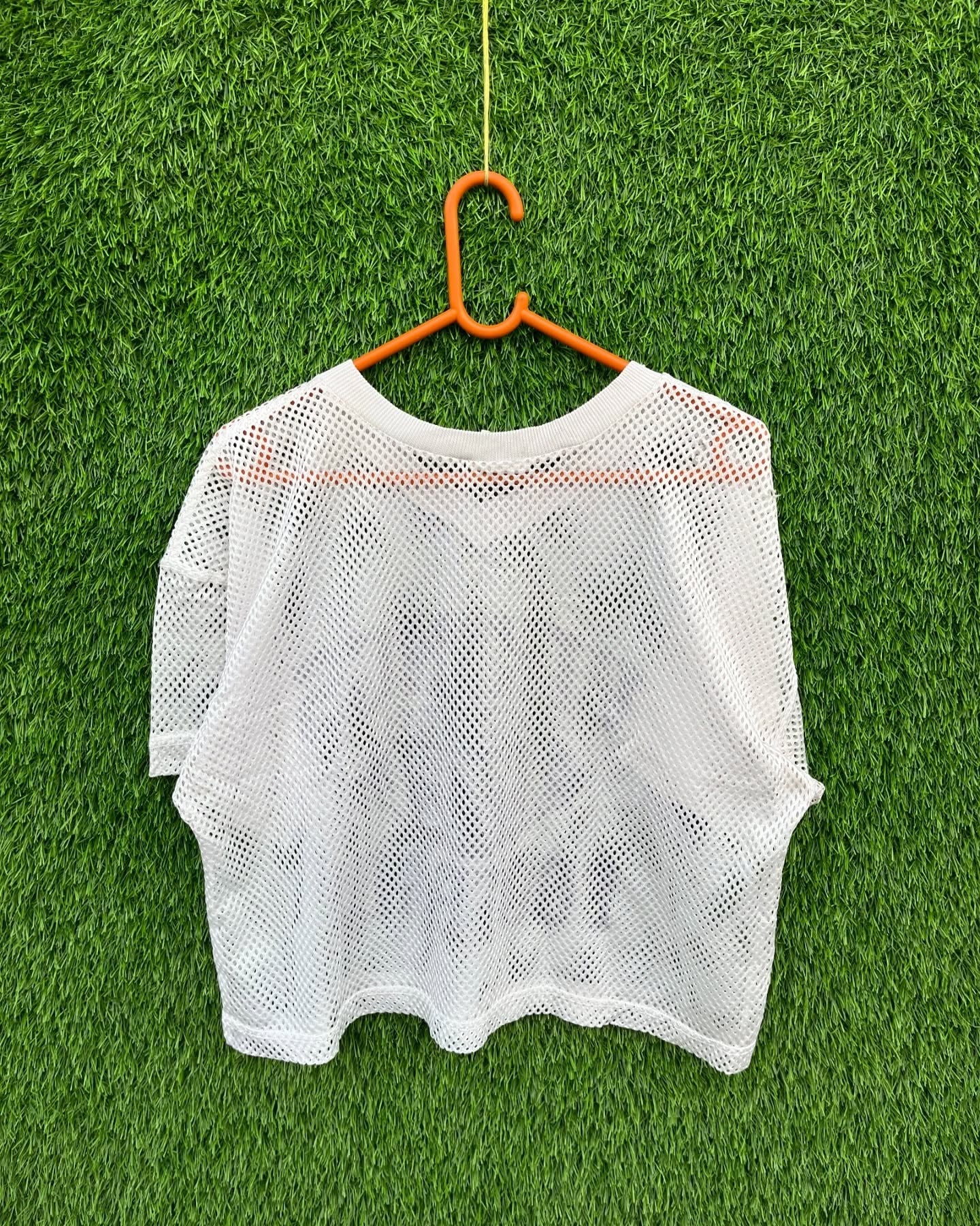 Cropped Mesh Jersey Vikings Football (Oversized Half sleeve T Shirt or jersey unisex) - Thrift Wallet