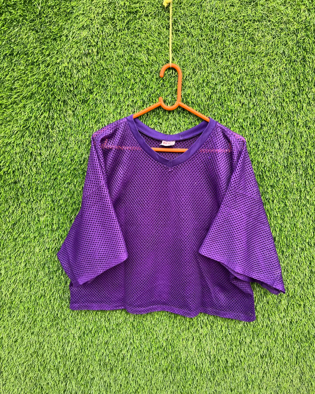 Cropped Mesh Jersey Fab Knit (Oversized Half sleeve T Shirt or jersey unisex) - Thrift Wallet