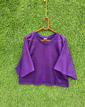 Cropped Mesh Jersey Fab Knit (Oversized Half sleeve T Shirt or jersey unisex) - Thrift Wallet