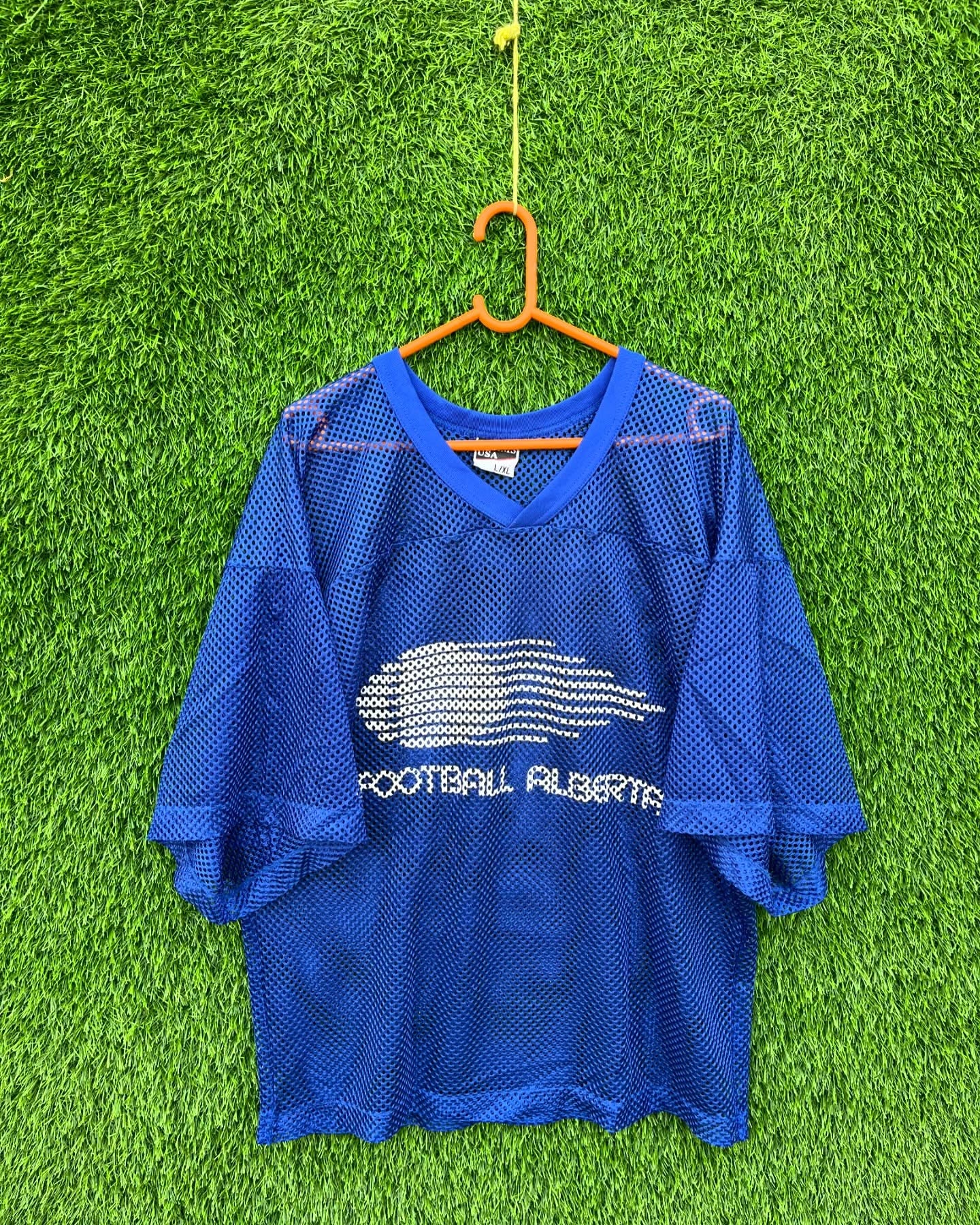 Mesh FOOTBALL ALBERTA (Oversized Half sleeve T Shirt or jersey unisex) - Thrift Wallet