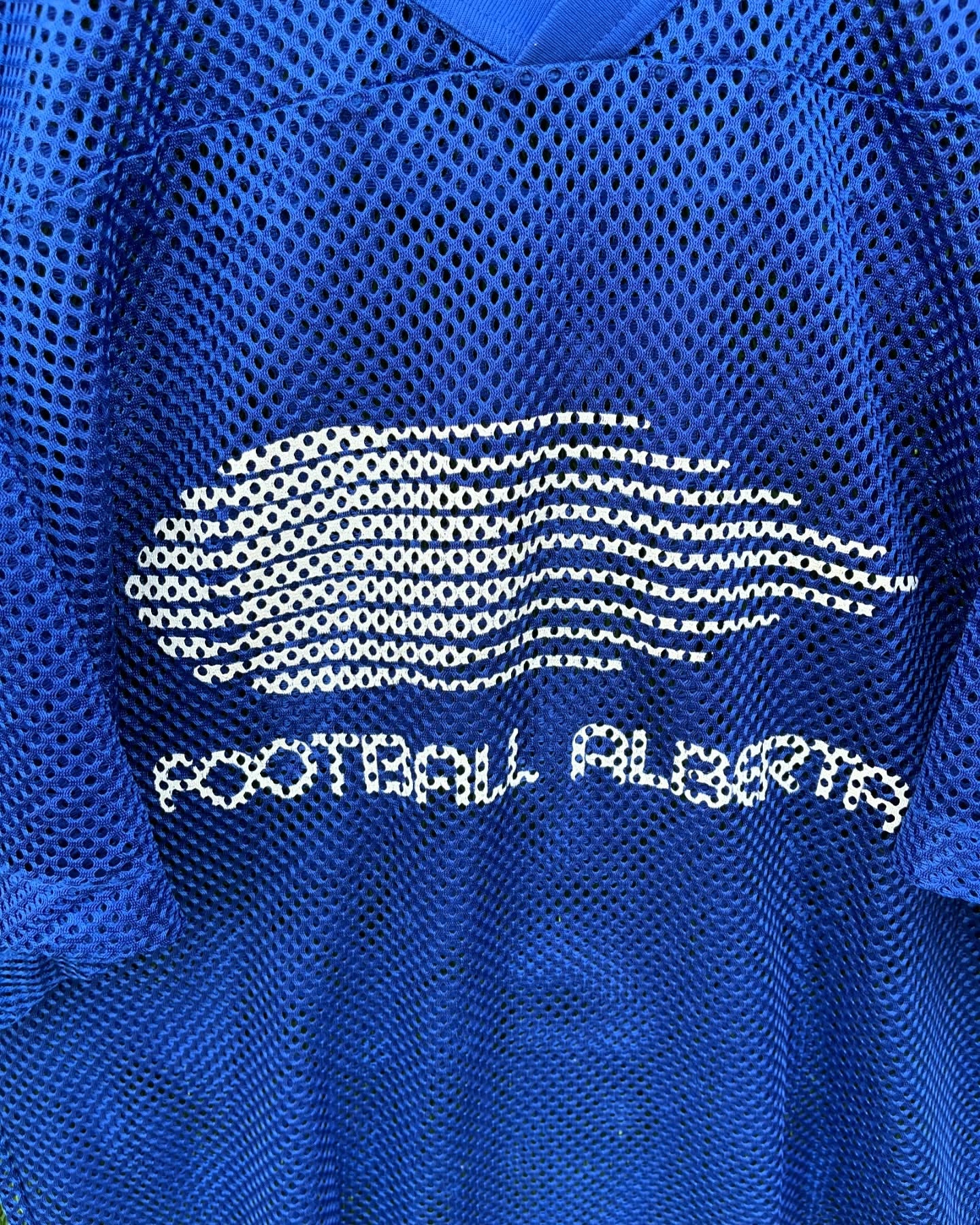 Mesh FOOTBALL ALBERTA (Oversized Half sleeve T Shirt or jersey unisex) - Thrift Wallet