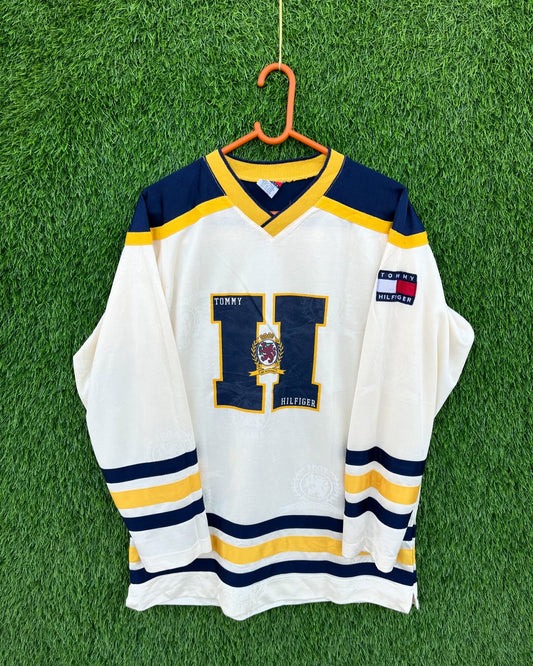 Ice hockey Jersey tommy Hilfiger (Oversized Half sleeve T Shirt or jersey unisex)