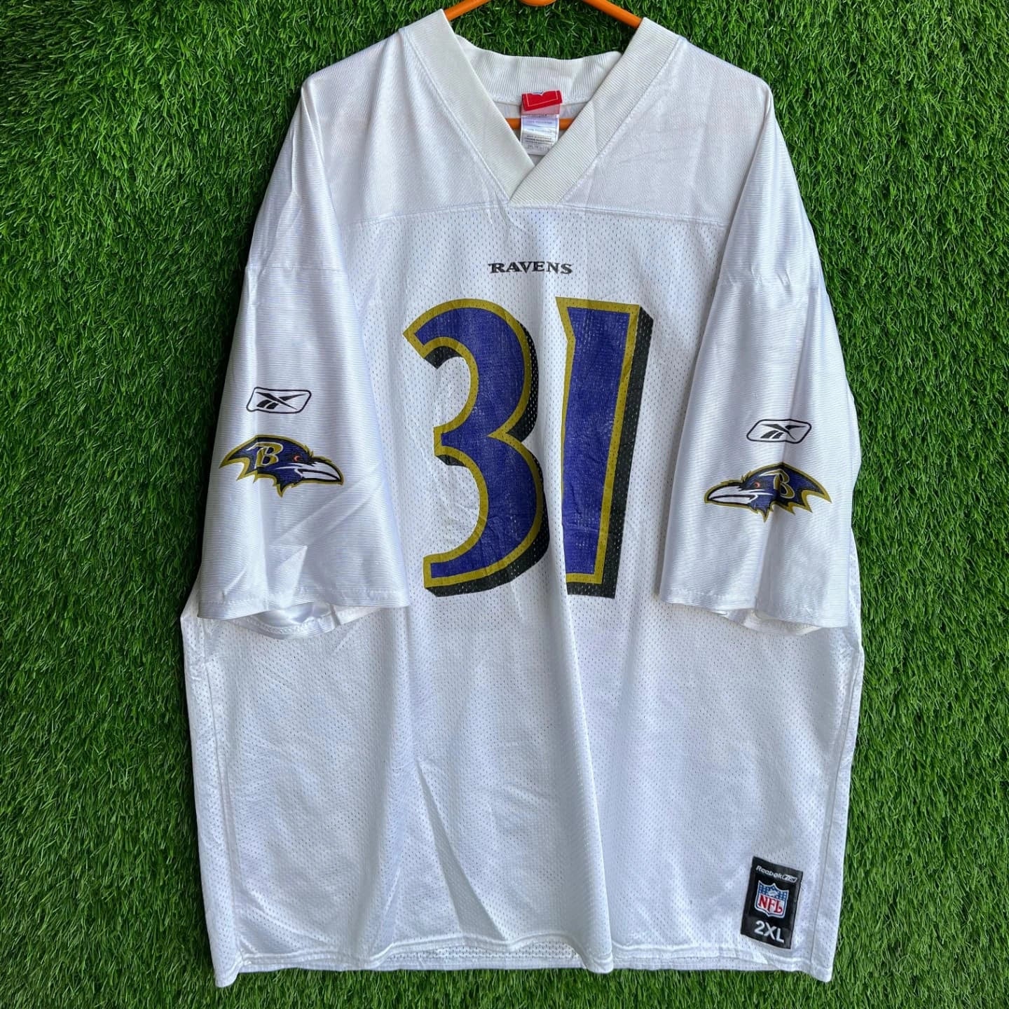 NFL Ravens J lewis 31 (Oversized Half sleeve T Shirt or jersey unisex)