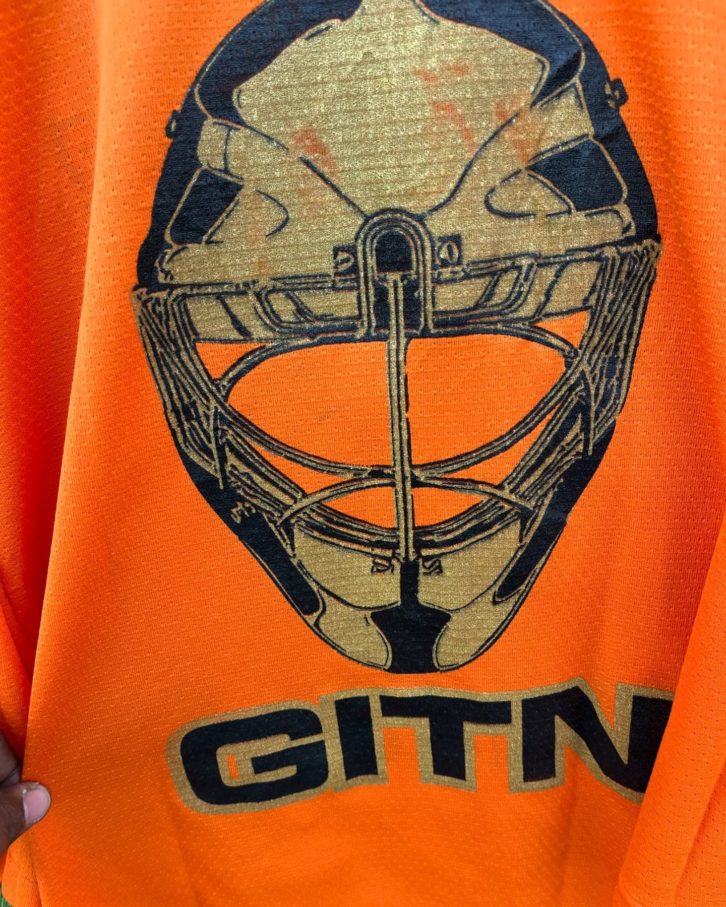 GTIN (Oversized Full Sleeve Ice hockey T Shirt or jersey unisex)