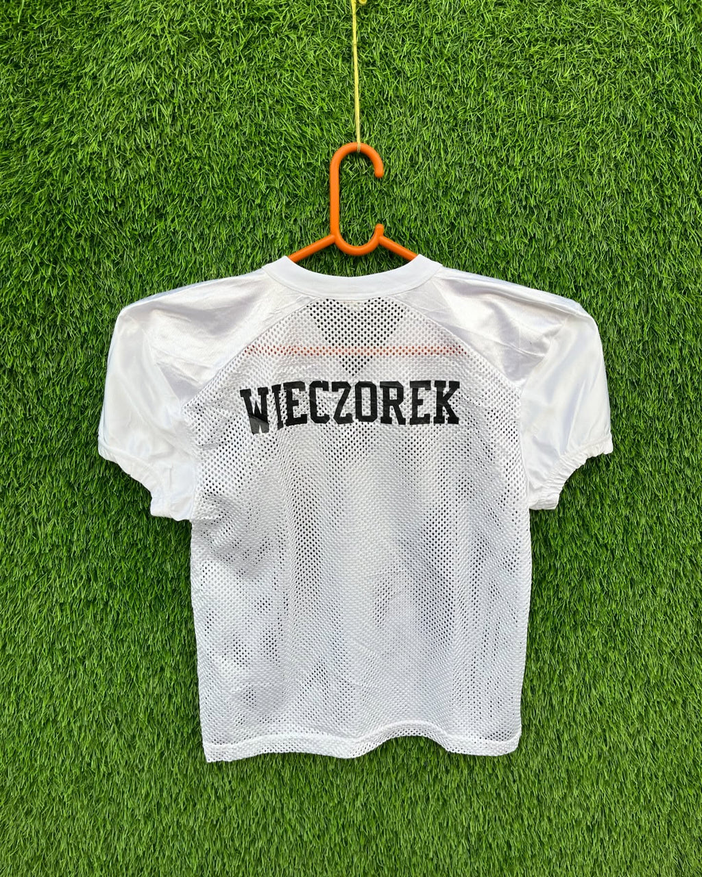 Cropped Mesh Jersey Wieczorek  (Oversized Half sleeve T Shirt or jersey unisex) - Thrift Wallet