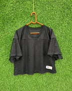 Cropped russel Mesh jerseys (Oversized Half sleeve T Shirt or jersey unisex) - Thrift Wallet
