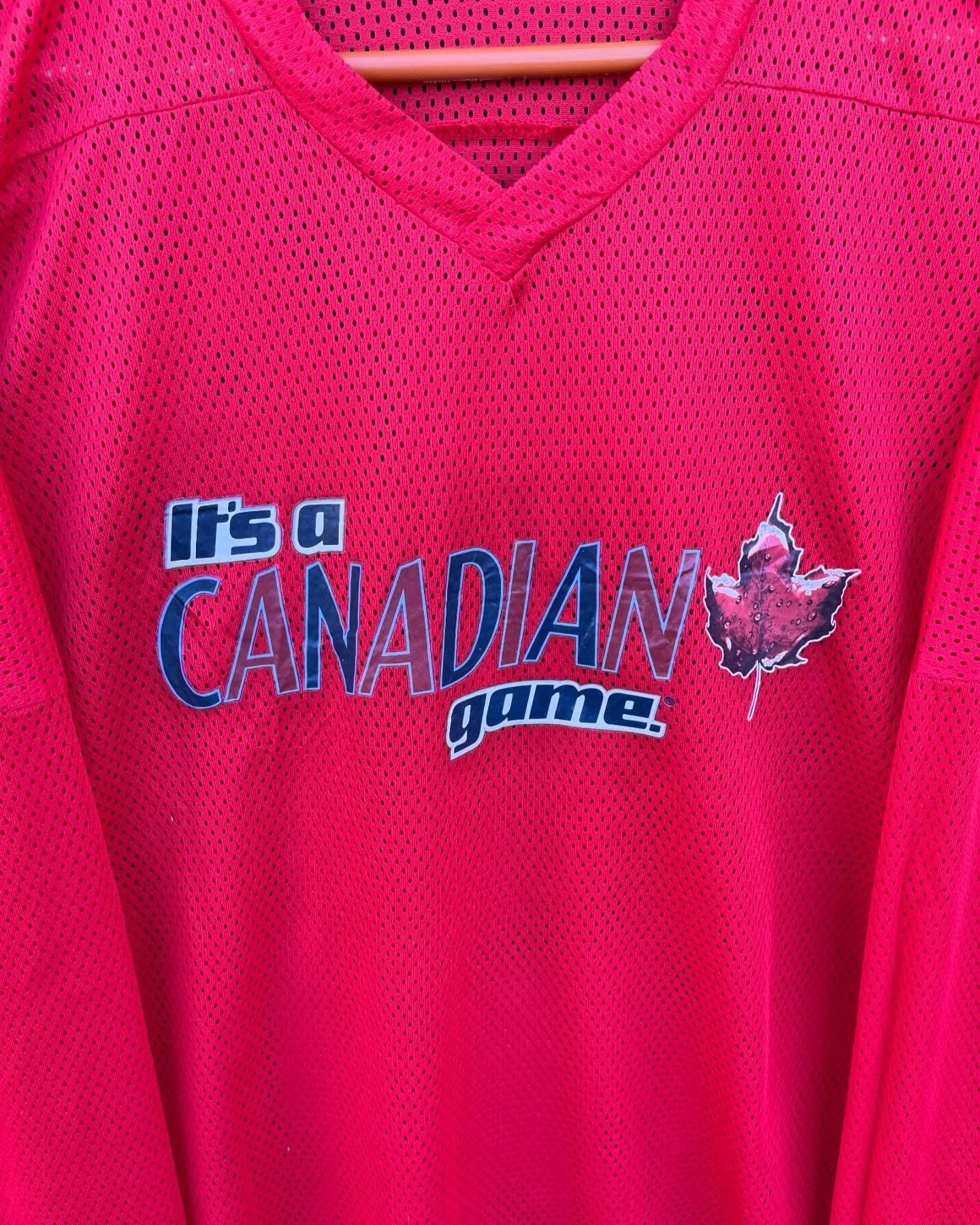 Ice hockey Jersey. It’s a Canadian game (Oversized Full sleeve T Shirt or jersey unisex) - Thrift Wallet