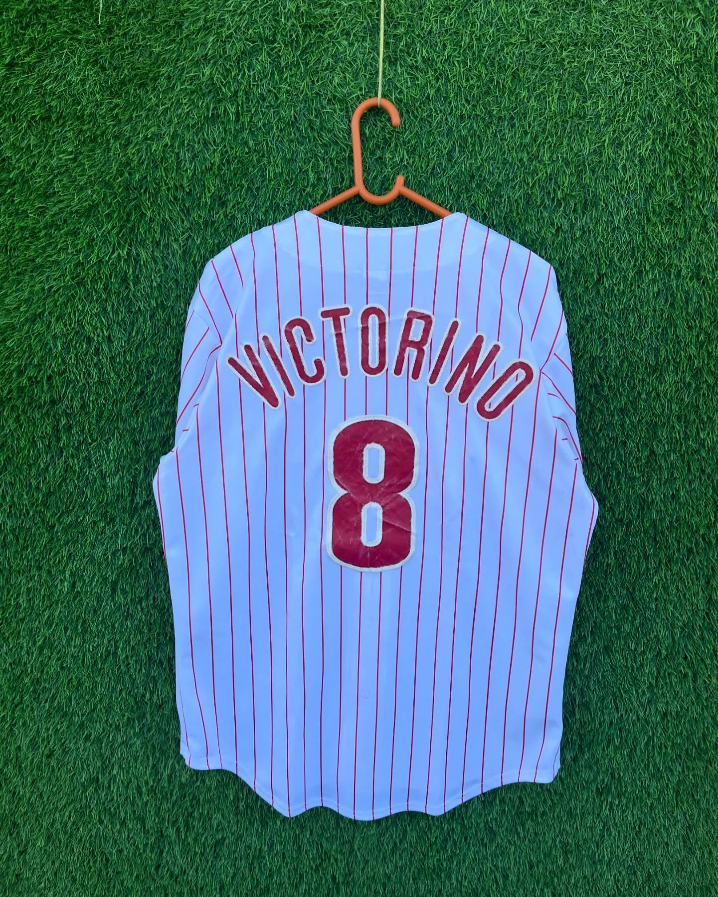 MLB Phillies VicTorino 8 (Patchwork ) (Oversized Half sleeve Shirt or jersey unisex)