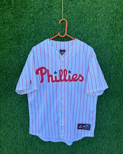 MLB Phillies VicTorino 8 (Patchwork ) (Oversized Half sleeve Shirt or jersey unisex)