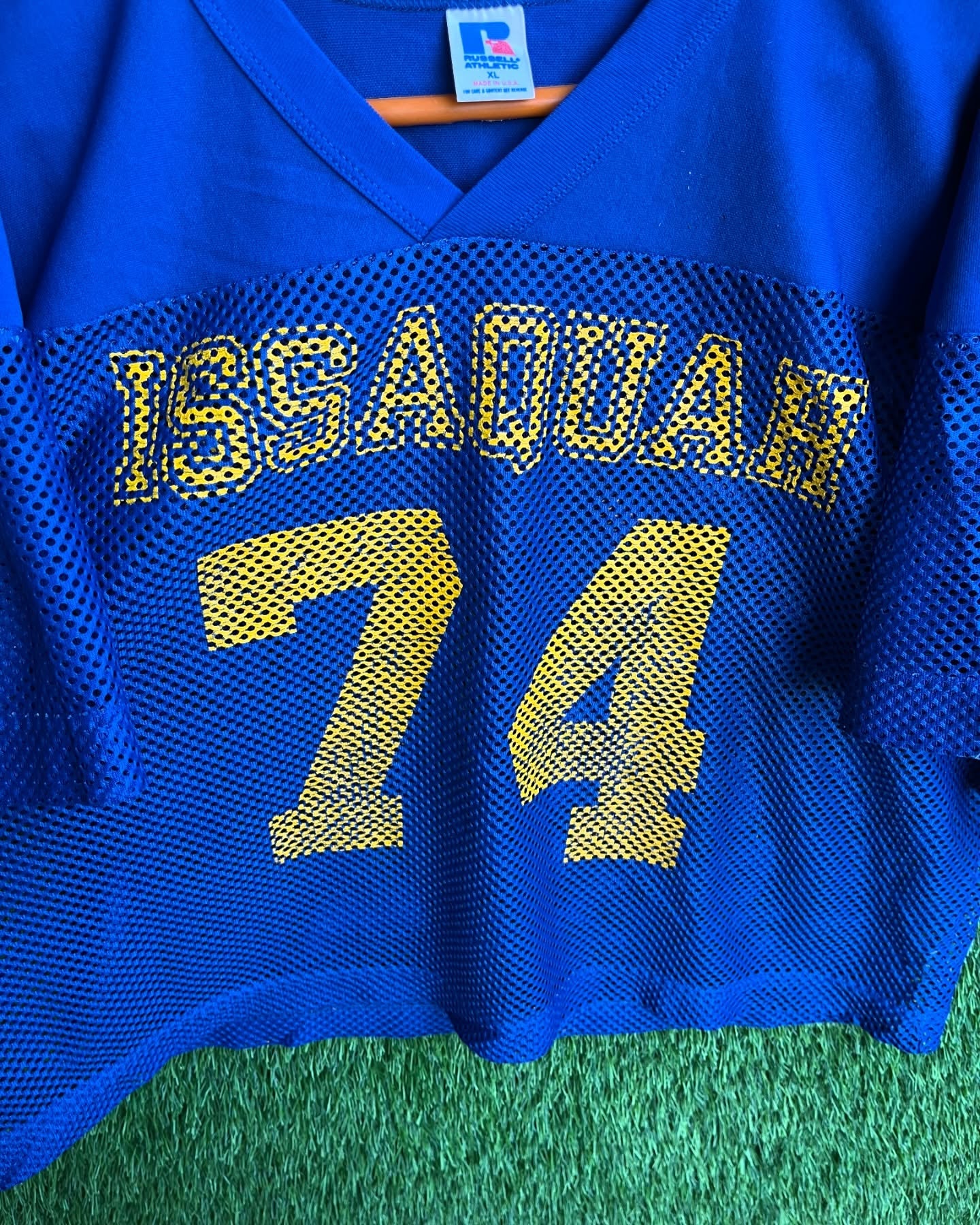 MESH NFL ISSAQUAR (Oversized Half sleeve T Shirt or jersey unisex) - Thrift Wallet