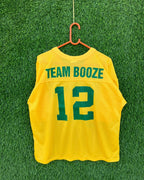 Team Booze 12 (Oversized Half sleeve T Shirt or jersey unisex) - Thrift Wallet