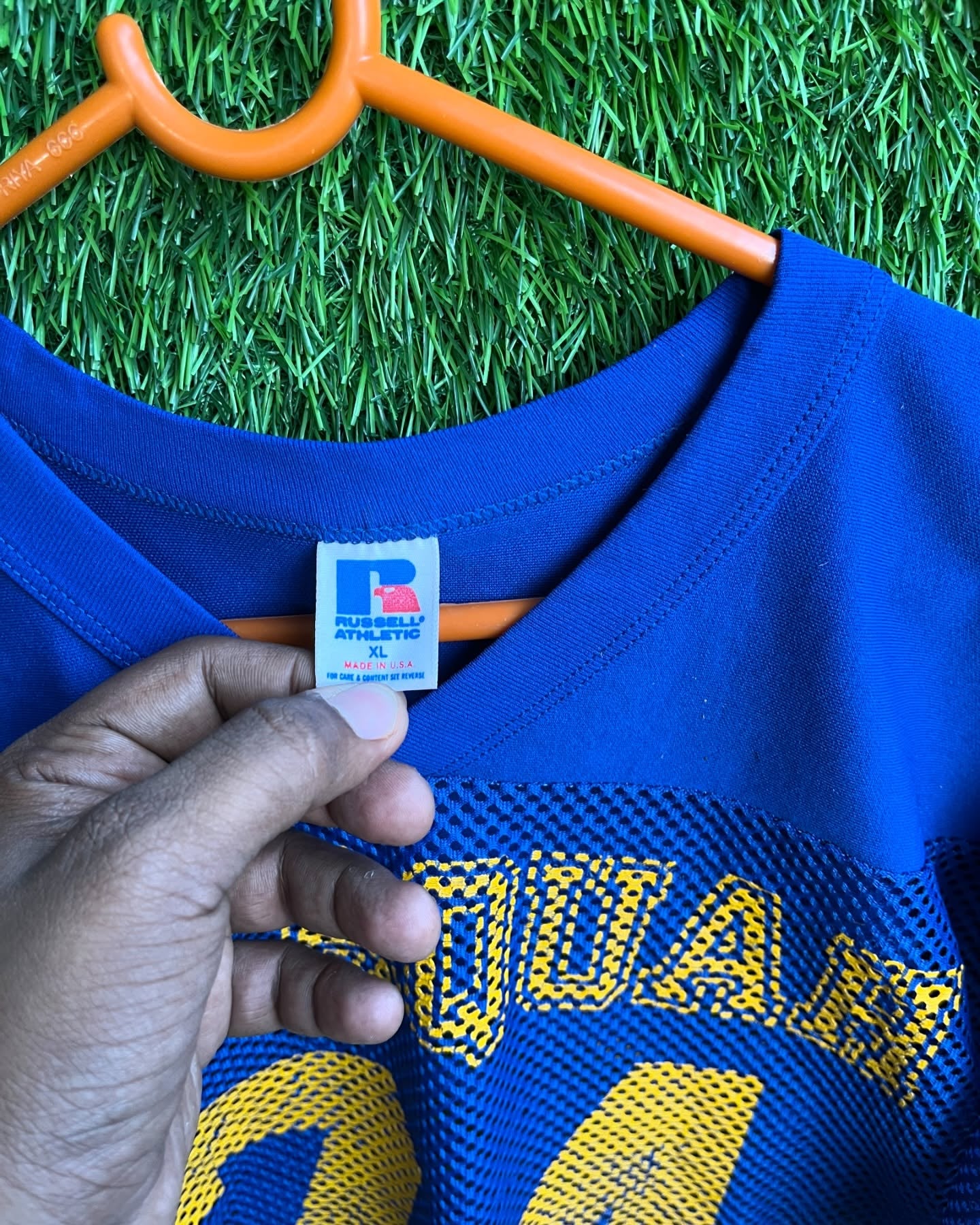 MESH NFL ISSAQUAR (Oversized Half sleeve T Shirt or jersey unisex) - Thrift Wallet