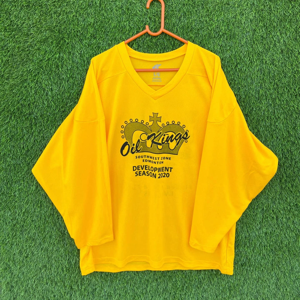 Ice hockey Jersey oil kings (Oversized Full sleeve T Shirt or jersey unisex) - Thrift Wallet