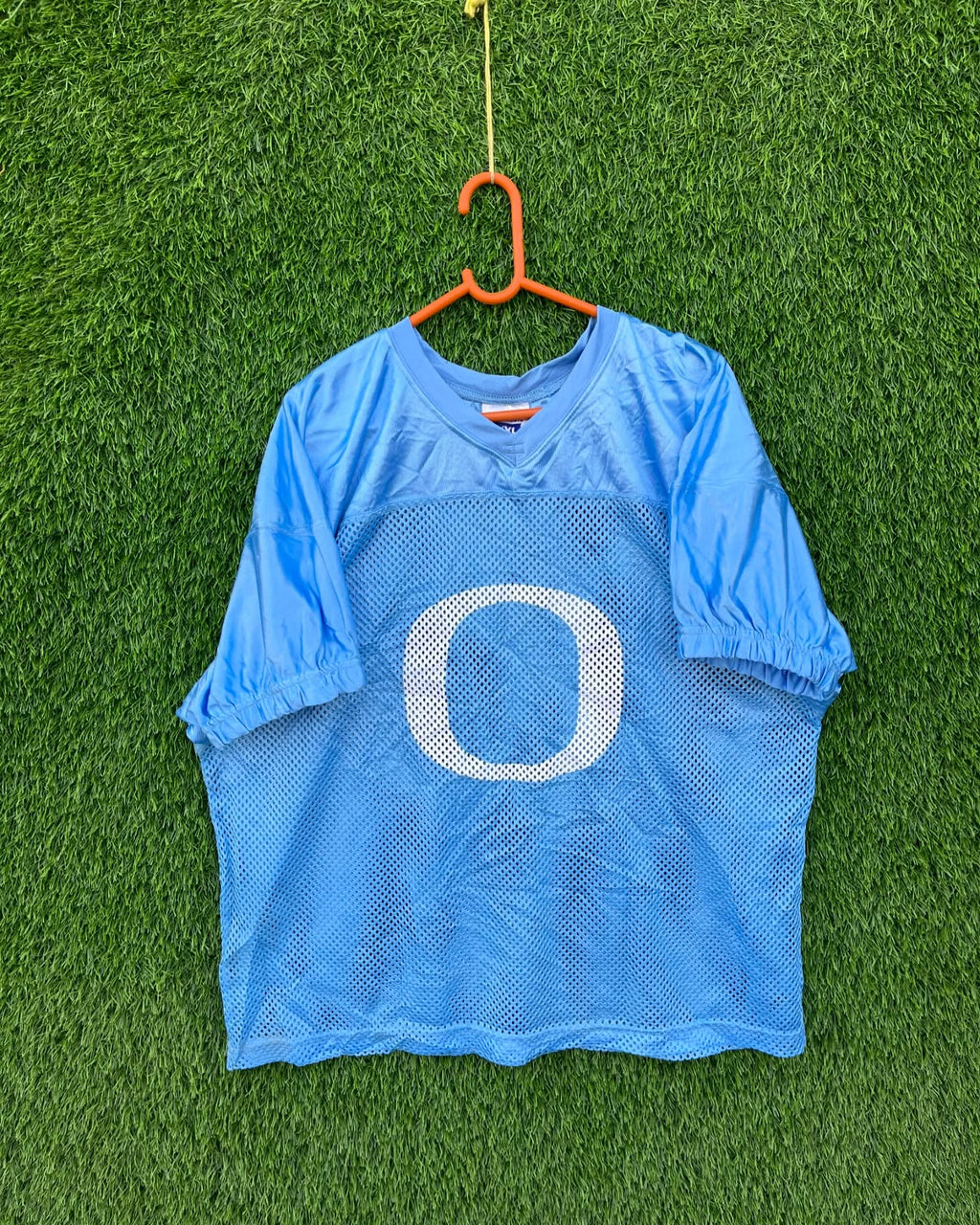 Cropped Mesh jersey O (Oversized Half sleeve T Shirt or jersey unisex) - Thrift Wallet