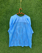 Cropped Mesh jersey O (Oversized Half sleeve T Shirt or jersey unisex) - Thrift Wallet