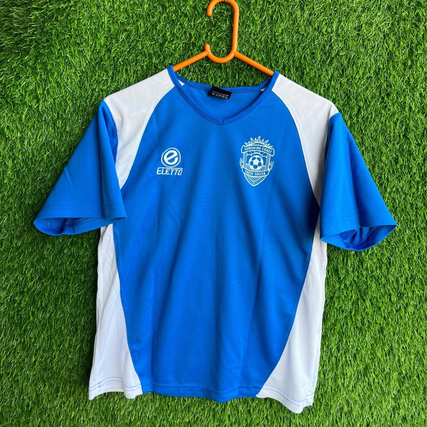Football Sunshine coast (Oversized Half sleeve T Shirt or jersey unisex) - Thrift Wallet