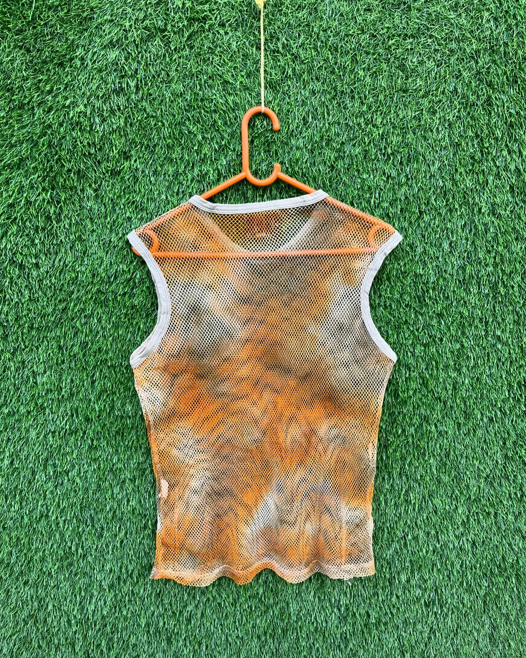 Sleeveless Mesh Jersey EXI Army (Oversized sleeveless T Shirt or jersey unisex) - Thrift Wallet