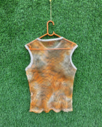 Sleeveless Mesh Jersey EXI Army (Oversized sleeveless T Shirt or jersey unisex) - Thrift Wallet