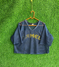 Cropped Mesh Jersey Camel (Oversized Half sleeve T Shirt or jersey unisex) - Thrift Wallet