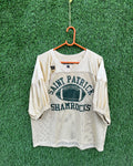 Saint Patrick Cropped Mesh Jersey (Oversized Half sleeve T Shirt or jersey unisex) - Thrift Wallet