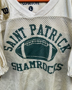 Saint Patrick Cropped Mesh Jersey (Oversized Half sleeve T Shirt or jersey unisex) - Thrift Wallet