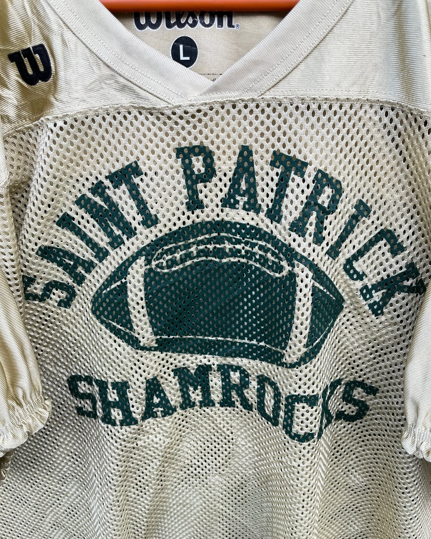Saint Patrick Cropped Mesh Jersey (Oversized Half sleeve T Shirt or jersey unisex) - Thrift Wallet