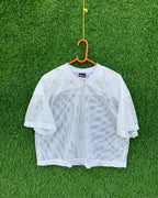 Cropped Mesh jersey wilson youth (Oversized Half sleeve T Shirt or jersey unisex) - Thrift Wallet