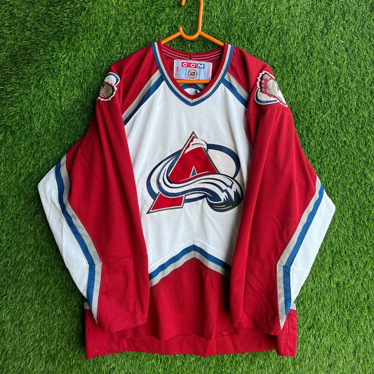 Vintage Colorado avalanche (Oversized Full Sleeve Ice hockey T Shirt or jersey unisex)