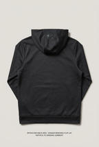 Under Armour black zip hoodie back preview