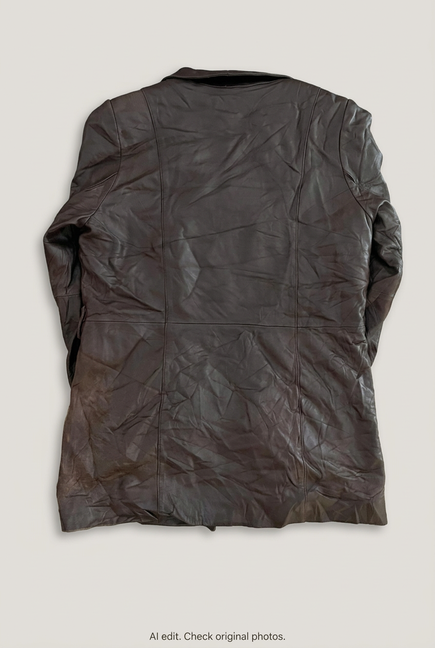 Wilsons Leather brown jacket back preview